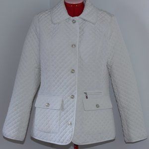 White Gallery Quilted Puffer Jacket (Lightly Worn)